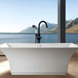 Freestanding Bathtub Faucet with Hand Shower