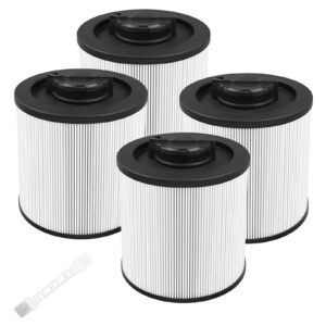 dxvc6910 cartridge filter for dewalt wet/dry vacuum 6-16 gallon dxv06p dxvc6910 dxv09p dxv10p dxv10pl dxv10sa dxv12p dxv14p dxv16p, washable reusable high efficiency replacement filter 4 pack