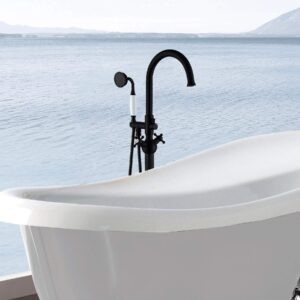 Freestanding Bathtub Faucet with Hand Shower