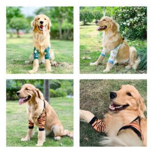 Print Dog Surgical Puppy Elbow Knee Padded Support Wound Elbow Brace Pet Joint Knee Care Supply