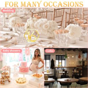 Wedding Table Numbers, Table Numbers 1-20, Gold Mirror Table Numbers and Acrylic Stands, Table Numbers for Wedding Reception, Centerpiece, Party, Anniversary