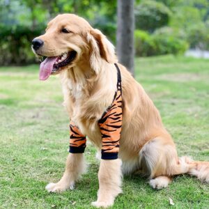 Print Dog Surgical Puppy Elbow Knee Padded Support Wound Elbow Brace Pet Joint Knee Care Supply