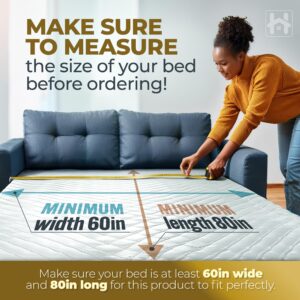 Golden Home Essentials 60in x 80in Sleeper Sofa Support Board Queen Size, Bed Boards for Under Mattress Bunkie Board Queen, Under Mattress Support Board Queen for Pull Out Couch Mattress