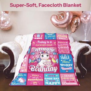 HEIFAM Daughter Birthday Gifts from Mom/Dad, Birthday Gifts for Daughter, Birthday Gift for Daughter, Happy Birthday Daughter Gift Ideas for Girls, 40''x50''