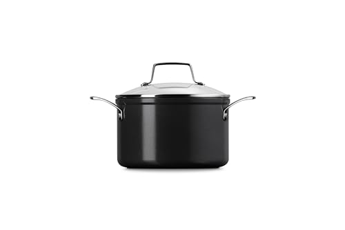 Le Creuset Essential Non-Stick Ceramic Stockpot with Glass Lid, 4 qt.​