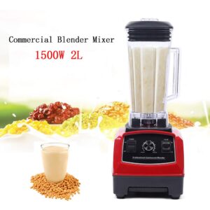 Smoothie Maker,110V Food Processor,1500W Food Prep Machine, 2L Frozen Blending, 27,000RPM Commercial Blender Mixer,YL-010 (Model：YL-010)