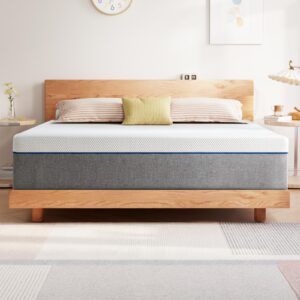 twolike king mattress 14 inch king gel memory foam mattress,california king size mattress in a box, medium firm,mattresses king size 80"*76"*14"