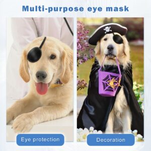 Dog Eye Patch Eye Patch Premium Dog Single Eyepatch Adjustable Soft Eyepatch Dogs Eye Covering for for Small Medium Large Dogs Cats Eye Injuries After Surgery Wounds