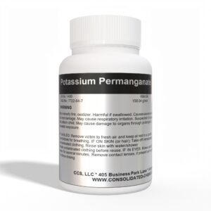 potassium permanganate - high purity oxidizing agent for industrial, laboratory, and water treatment - made in usa (500 grams)