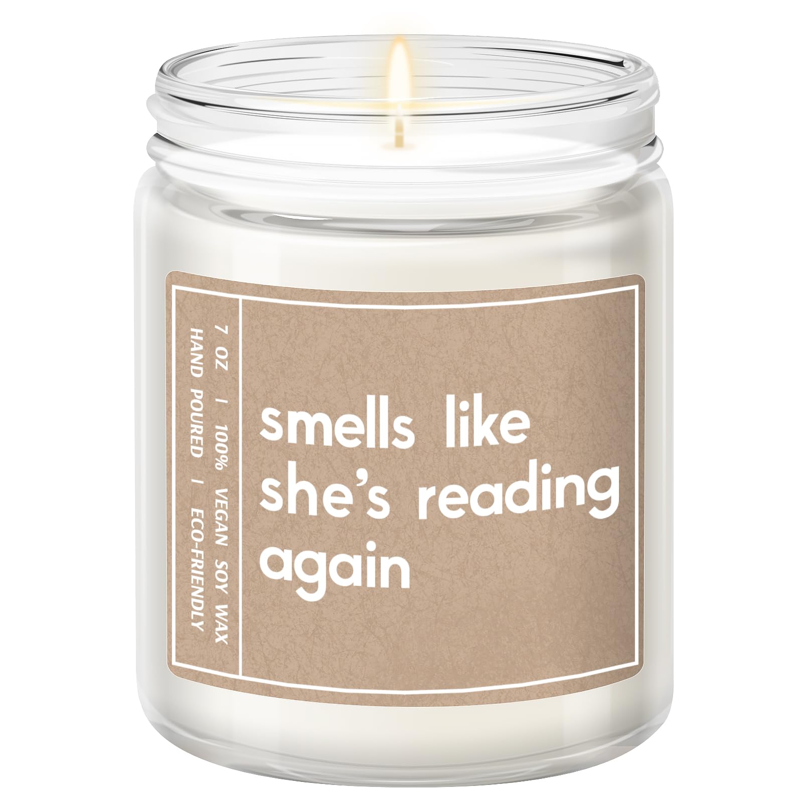 Gifts for Book Lovers - Best Friend Birthday Gifts - Book Lovers Gifts - Bookish Gifts, Funny Gifts for Women - Gifts for Readers -7 oz Scented Candle