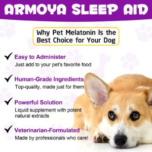 Melatonin for Dogs - Dog Melatonin - Dog Melatonin for Small Dogs - Cat Melatonin - Anxiety & Stress Relief - Promote Relaxation & Deep Sleep for Cat & Dog