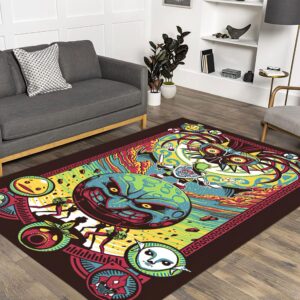 SHOUSE Legend of Zelda Rug, Gaming Carpet for Game Room, Kids Room Rug,Rugs for Living Room, Bedroom - Washable Rug, 8x10 Area Rugs - Home Decor Accent for Gaming Enthusiasts 1 (72 * 48 inches)