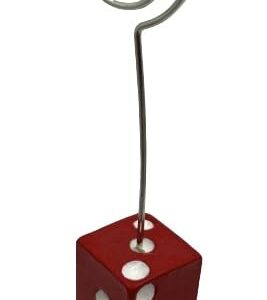 Bunco Table Number Stands with Table Numbers 1-4. Perfect for any Bunco or Casino Themed Party Party. Heavy Red Acrylic Dice Table Number Stands with Premium Gloss Finish. Bunco Supplies.