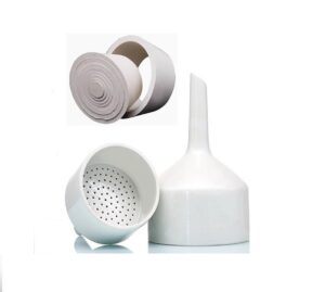 laboratory buchner ceramic funnel 60/80/100/120/ 150mm(150mm) with funnel holder 9 * 1 brinell funnel holder