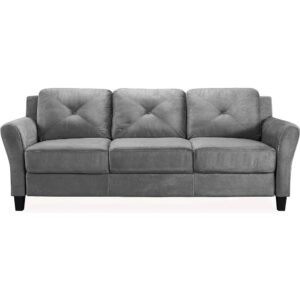 Generic Mr BedRoom Gray Living Room Furniture Set, 3 Piece Sofa Set, Comfortable, Grey