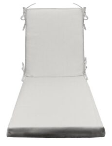 rsh decor: sunbrella foam chaise lounge seat cushion | 72” x 21” x 3” | sunbrella performance fabric | water and fade-resistant | outdoor chair cushion for patio furniture | canvas white