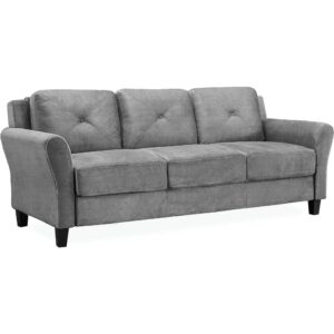 Generic Mr BedRoom Gray Living Room Furniture Set, 3 Piece Sofa Set, Comfortable, Grey