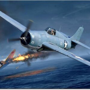 Academy 1/48 USA F4F-4 Wildcat Battle of Midway Plastic Model 12355 (Airplane)