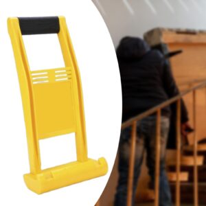 Leefasy Plywood Wood Panel Carrier, Wooden Board Lifter, Multifunction, Save Effort for Plywood, Drywall, Plasterboard, Yellow