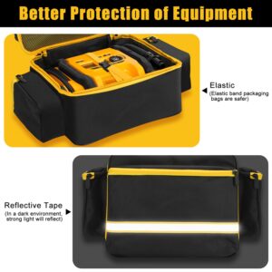 TREXEEN Air Compressor Bag Case for DEWALT 20V MAX Tire Inflator DCC020IB,Tire Inflator for Dewalt Portable Tool Storage Holder Organizer