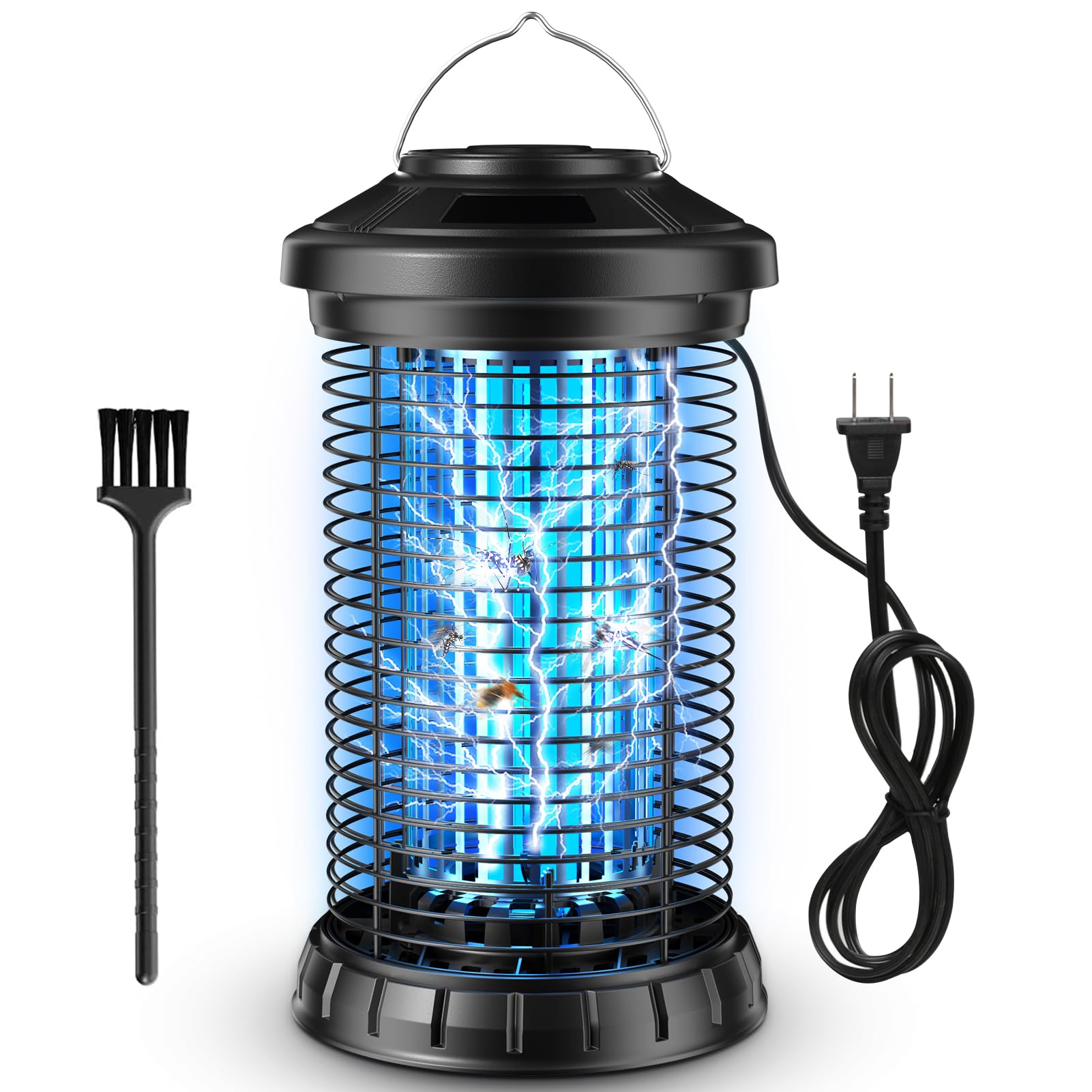 Bug Zapper Outdoor Mosquito Repellent Outdoor Patio Mosquito Zapper 4200V Indoor Fly Trap Mosquito Repellent Mosquito Trap Killer for Home, Patio, and Backyard