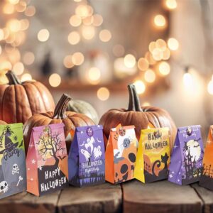 Linelglobal Halloween Treat Bag for Party Favor Kid Goodie Bag 24 Pack