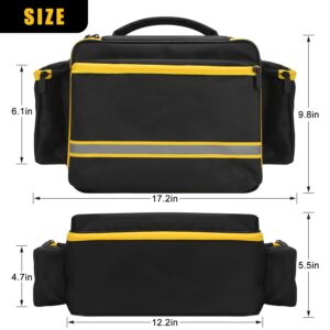 TREXEEN Air Compressor Bag Case for DEWALT 20V MAX Tire Inflator DCC020IB,Tire Inflator for Dewalt Portable Tool Storage Holder Organizer