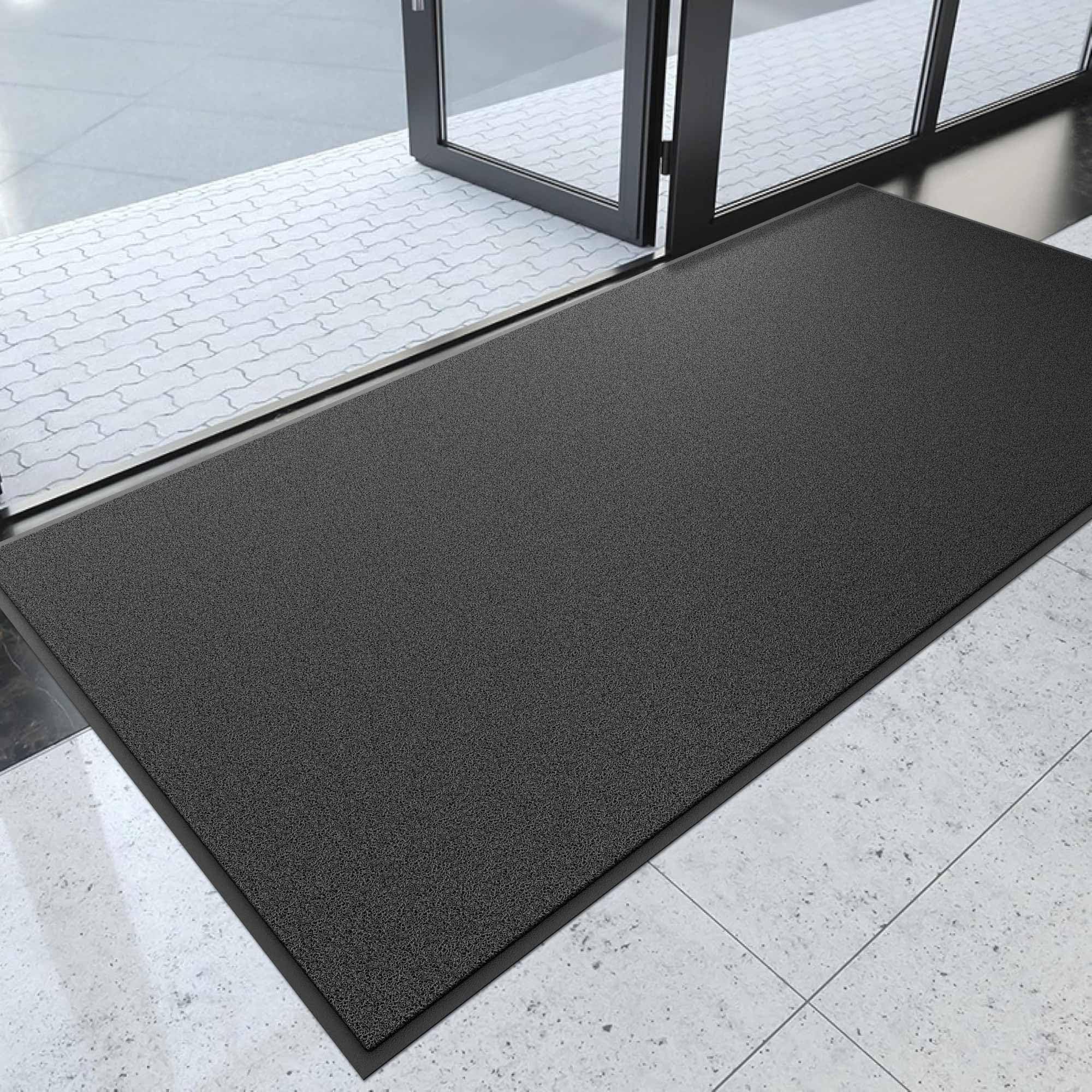 Amyracel Front Door Mat Outside Entrance, 3' x 4' Sturdy Indoor Outdoor Door Mat, Dirt Trapper Outdoor Welcome Mats for Entry, All-Season, All-Weather Doormat for Entryway, Patio, High Traffic Areas