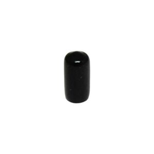 fse plprc002bk liquor pourer dust cap, 1", plastic, black (12 each per bag)