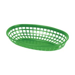 fse plbk938g fast food basket, 9-3/8", oval, stackable, pack of 12