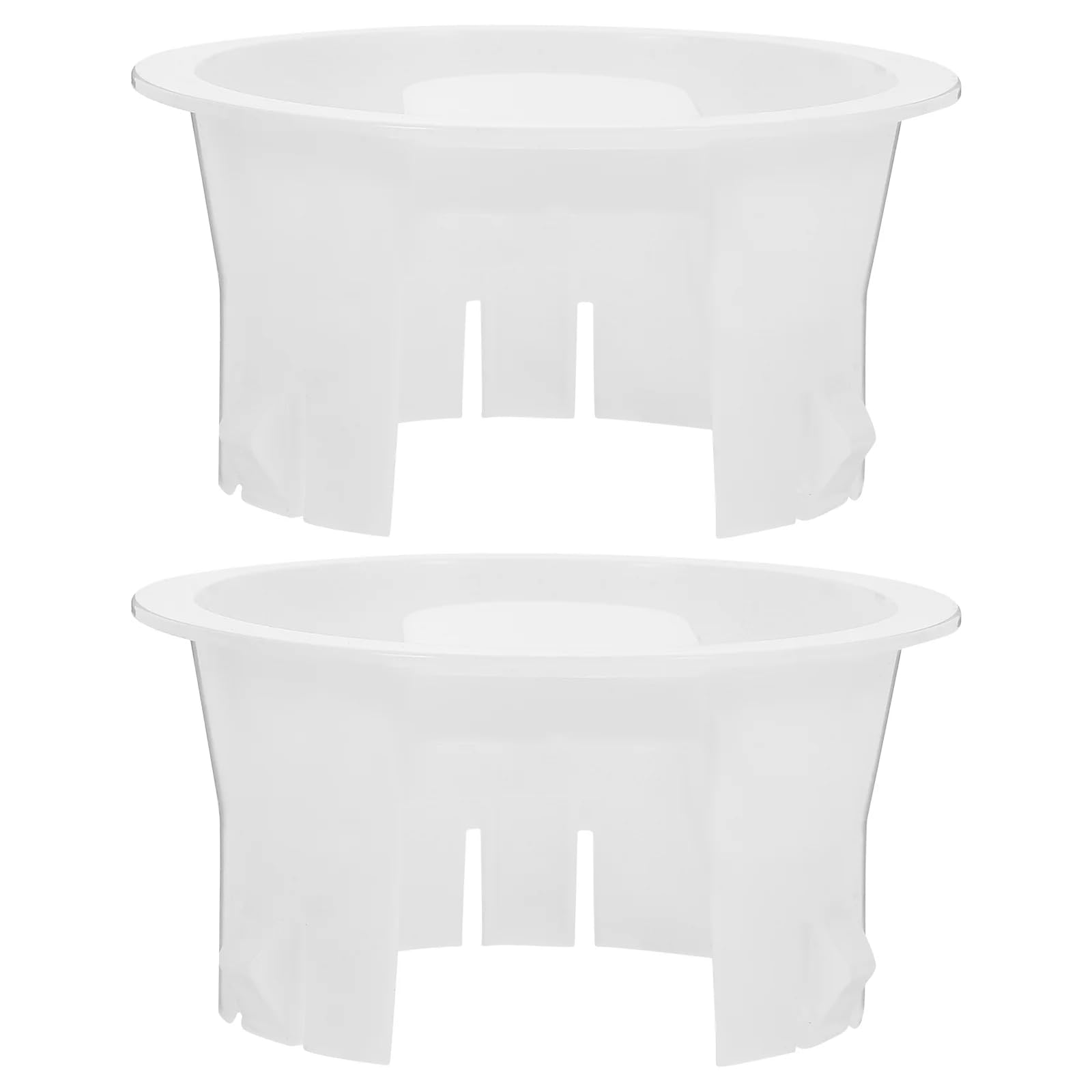 2Pcs White Glass Water Pitcher Lids Food Grade Plastic Anti-Dust Splash Resistant Stoppers Covers for Beverage Carafe Glass Pouring Pitcher One Size，Beverage Serveware，Jugs