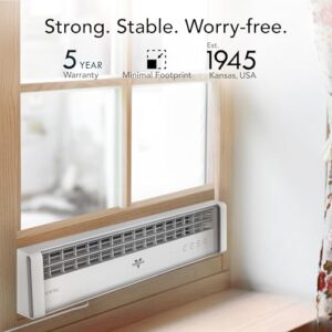 Vornado PORTAL Window Fan with 3 Speeds, Reversible Exhaust Mode, Weather Resistant, For Kitchen, Bedroom, Home