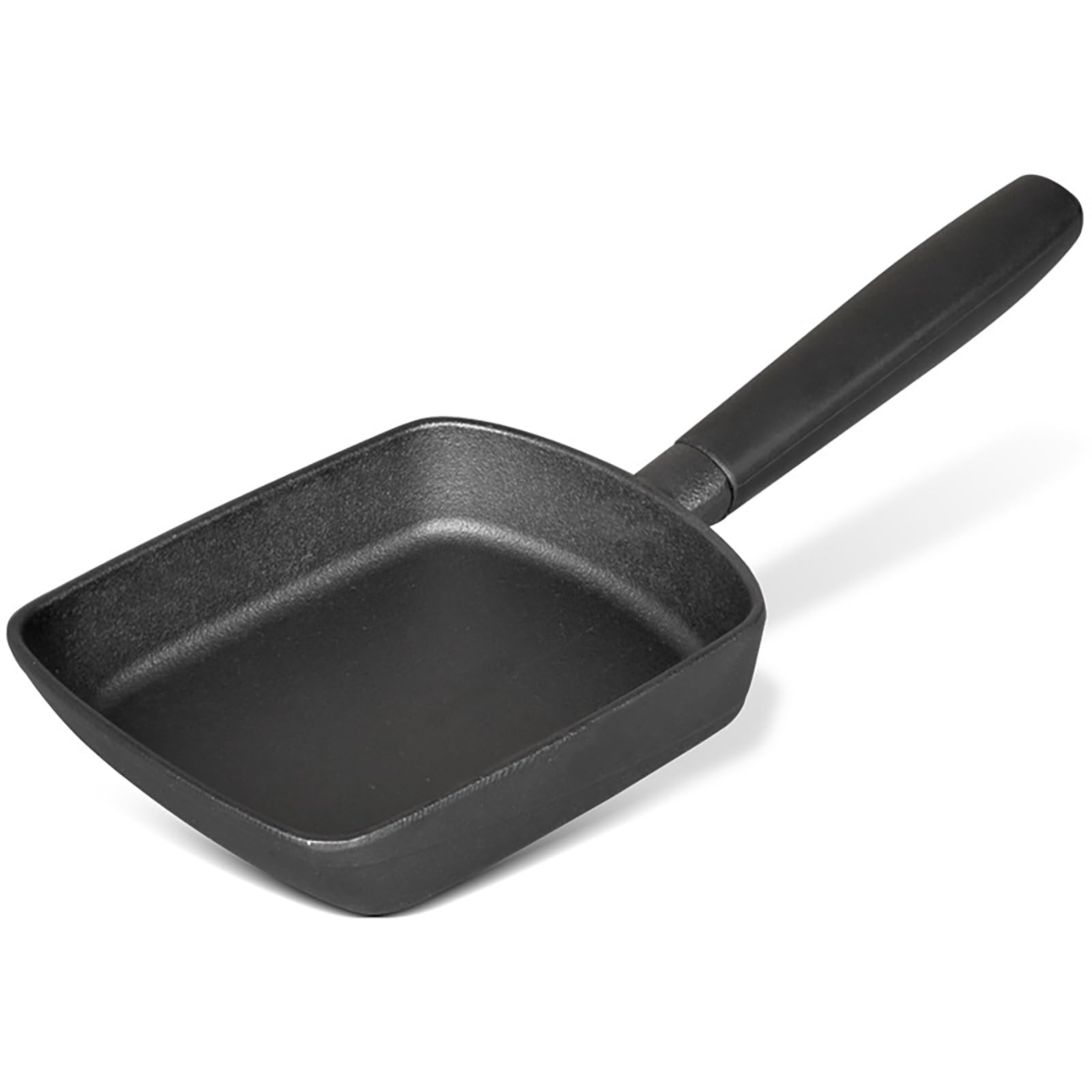 Toutrop 7.5" Foundry Iron Omelette Pan, Non-Stick Tamagoyaki Egg Pan, Square Frying Pan with Handle