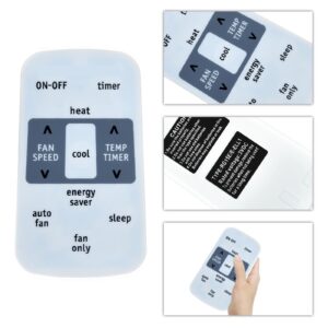 New Replacement for Frigidaire Air Conditioner Remote Control RG15E/E-ELL RG15E/E-ELL1, Part Number 5304483073 5304477003 5304492053