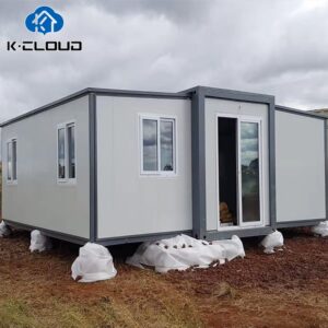 Fully Furnished 20Ft 40Ft Prefab Expandable Container House Steel Structure Foldable Prefabricated Villa 4 Bedroom with Toilet (40FT, White Slat)