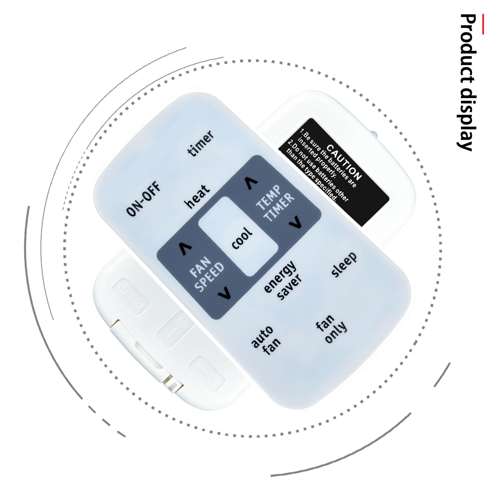 New Replacement for Frigidaire Air Conditioner Remote Control RG15E/E-ELL RG15E/E-ELL1, Part Number 5304483073 5304477003 5304492053