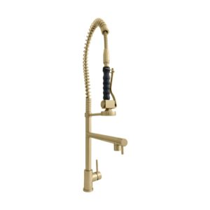 ZLINE Autograph Edition Van Gogh Kitchen Faucet in Champagne Bronze (VNG-KF-CB)