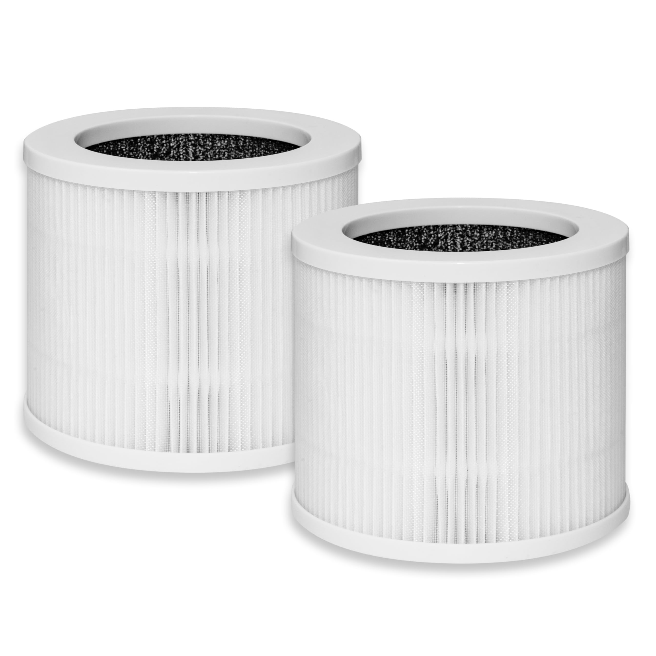 Lhari 2 Pack A1 Replacement Filter Compatible with VEWIRO Air Purifier HQSC-50, HQKJ-80, AMEIFU AP01W, KOIOS HQKJ-50 and Tailulu PUR0003 Air Purifier, 3-in-1 H13 True HEPA Filter