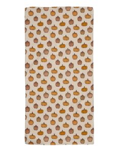 geometry bar towel - quick dry microfiber cloth fall kitchen towels - fall dish towel for kitchen drying - premium quick dry towel (pumpkin patch, 12"x24")