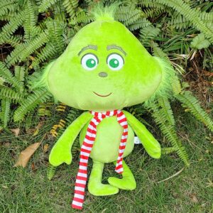 21in Green Monster Christmas Stuffed Animal Plush Figure Toys Doll Plushie Christmas Decorations Xmas Gift Decor