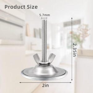 Kitchen Sink Hole Cover Faucet Hole Cover Stainless Steel Plug Sealing Cover Kitchen Sink Tap Hole Plate Stopper Cover 2 Inch Blanking Metal Plug Silver Faucet Plug Covers for Leakage Prevention