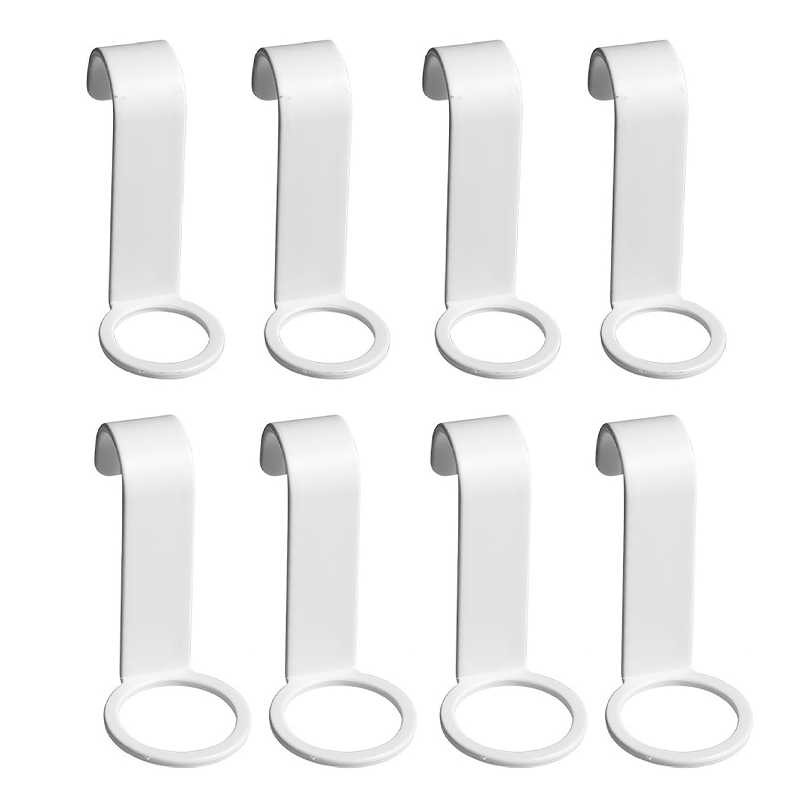 Shower Gel Bottle Rack Hook, 8PCS Plastic Shampoo Holder Hook No Drilling Liquid Soap Shower Hanger Hooks Shampoo Dispenser Bottle Holder