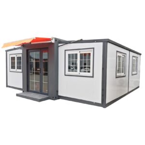 feekercn 20ft folding house to live in,prefab container house with bedroom,equiped bathroom and kitchen,prefabricated tiny home adults living,foldable mobile home with canopy for hotel,office,shop