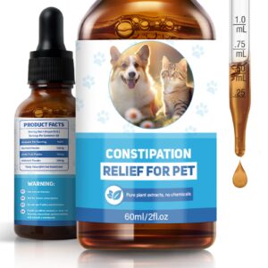 cat constipation relief, constipation relief for cats, natural supplements to aid digestion cat laxative, dog constipation relief for upset stomach, constipation relief for dogs-60ml