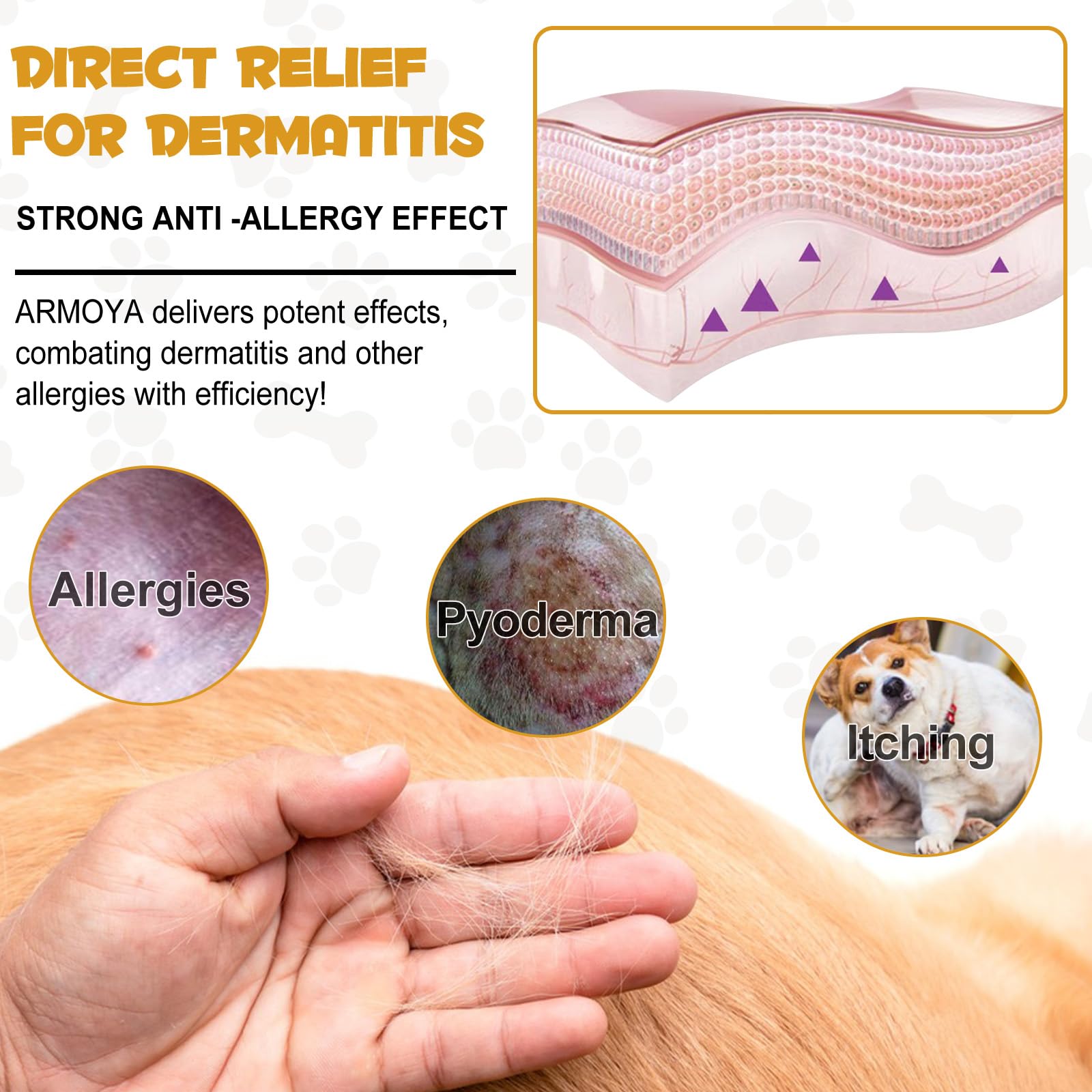 Allergy Relief Drops for Dogs - Allergy and Immune - Immune Support Supplement - Dog Supplement - Natural Pet Supplement for Dog Allergy Relief with Turmeric & Milk Thistle