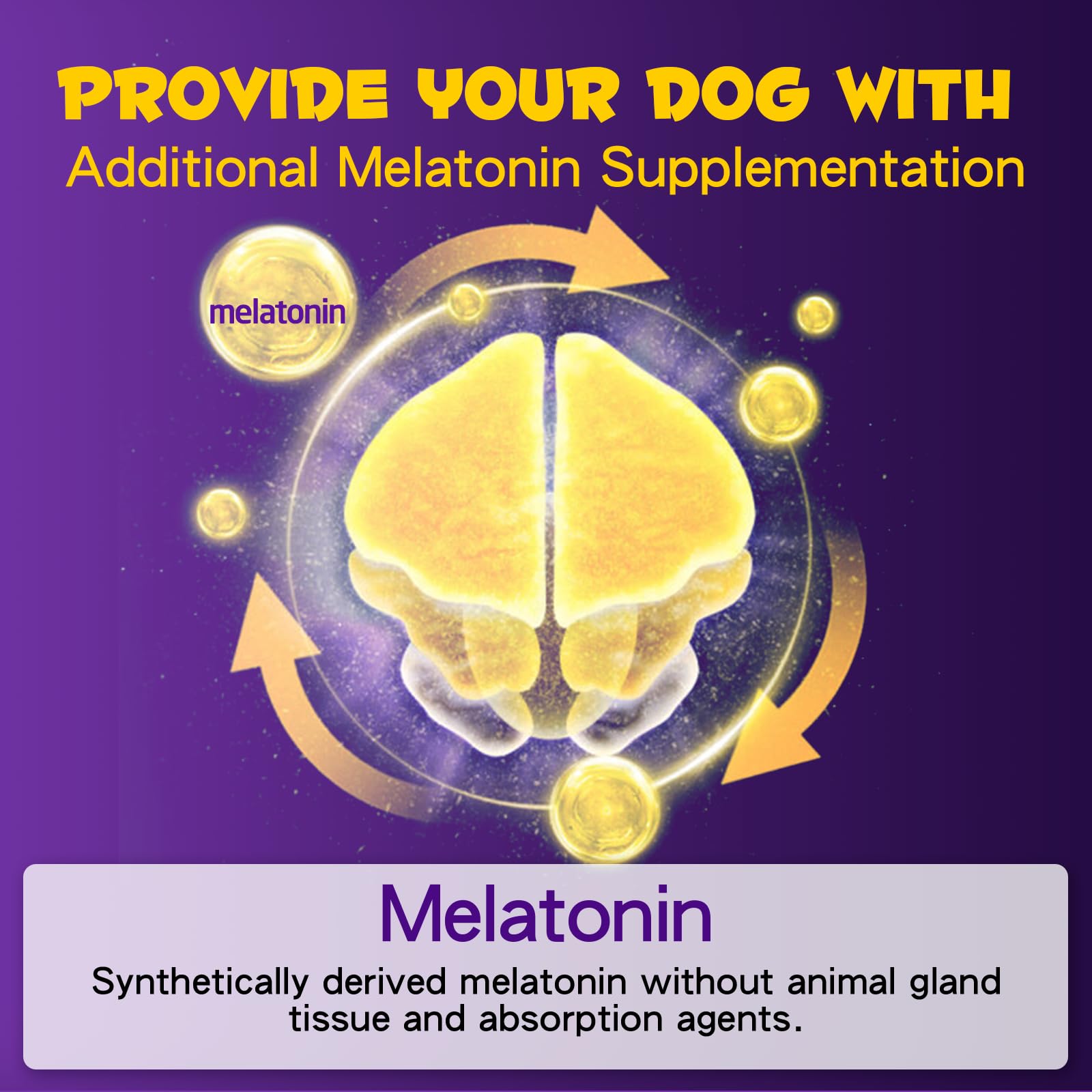 Sleep Aid for Dogs, 60ml Dog Melatonin Drops Supports Dog Sleep, Dog Anxiety Relief, Calming Dogs & Regulates Sleep Patterns - Pet Supplements for Dogs Liquid Vitamins, Bacon Flavour - 2 Fl Oz