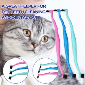 PenVinoo Dual Sided cat Toothbrush, Finger Toothbrush with Micro Head for Small to Large Dogs & Cats (Black, Small Round)