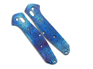 dama ladder flamed titanium scales for benchmade 940 osborne