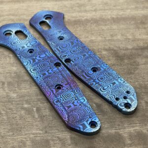 Dama LADDER Flamed Titanium Scales for Benchmade 940 Osborne