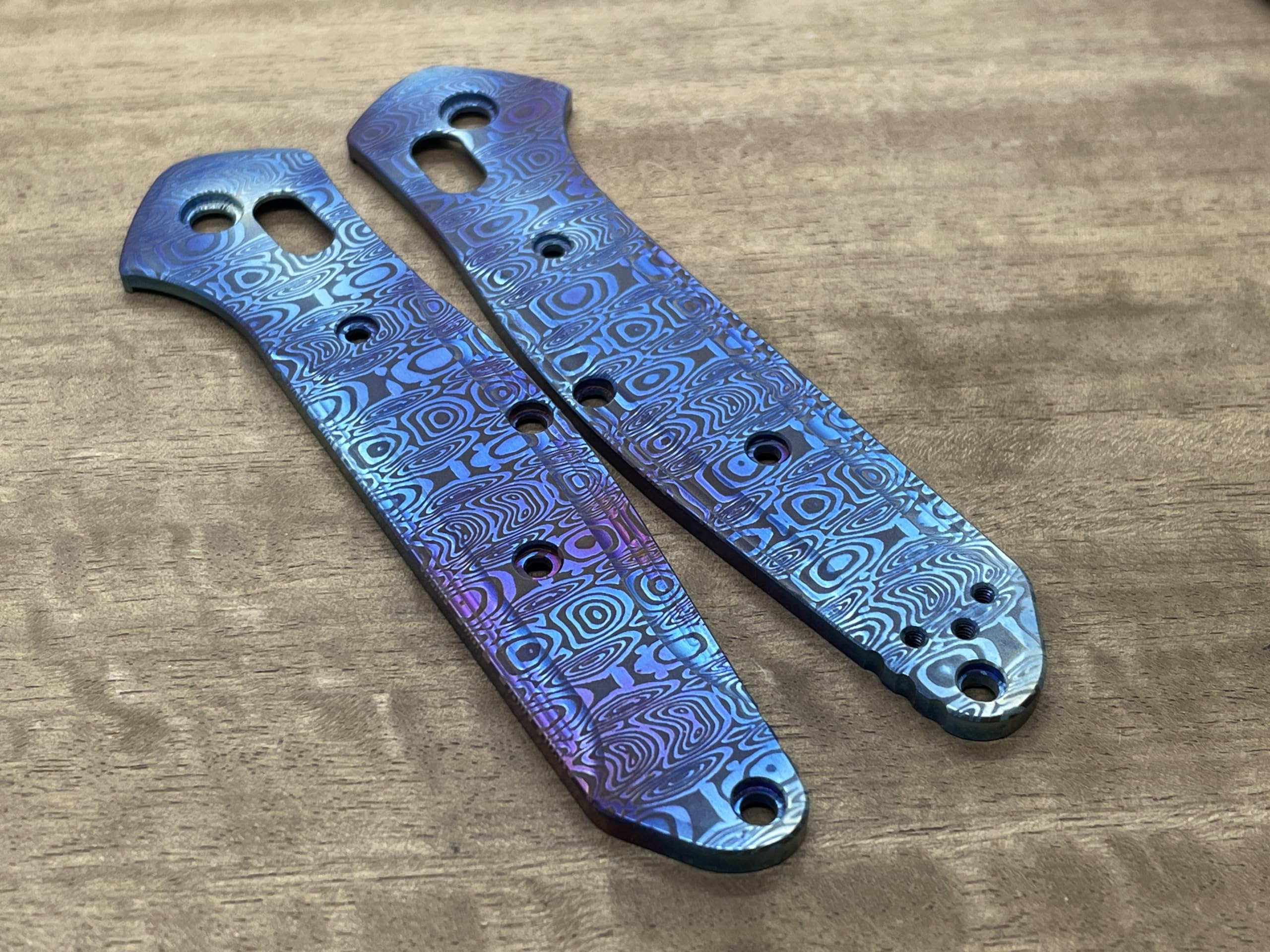 Dama LADDER Flamed Titanium Scales for Benchmade 940 Osborne